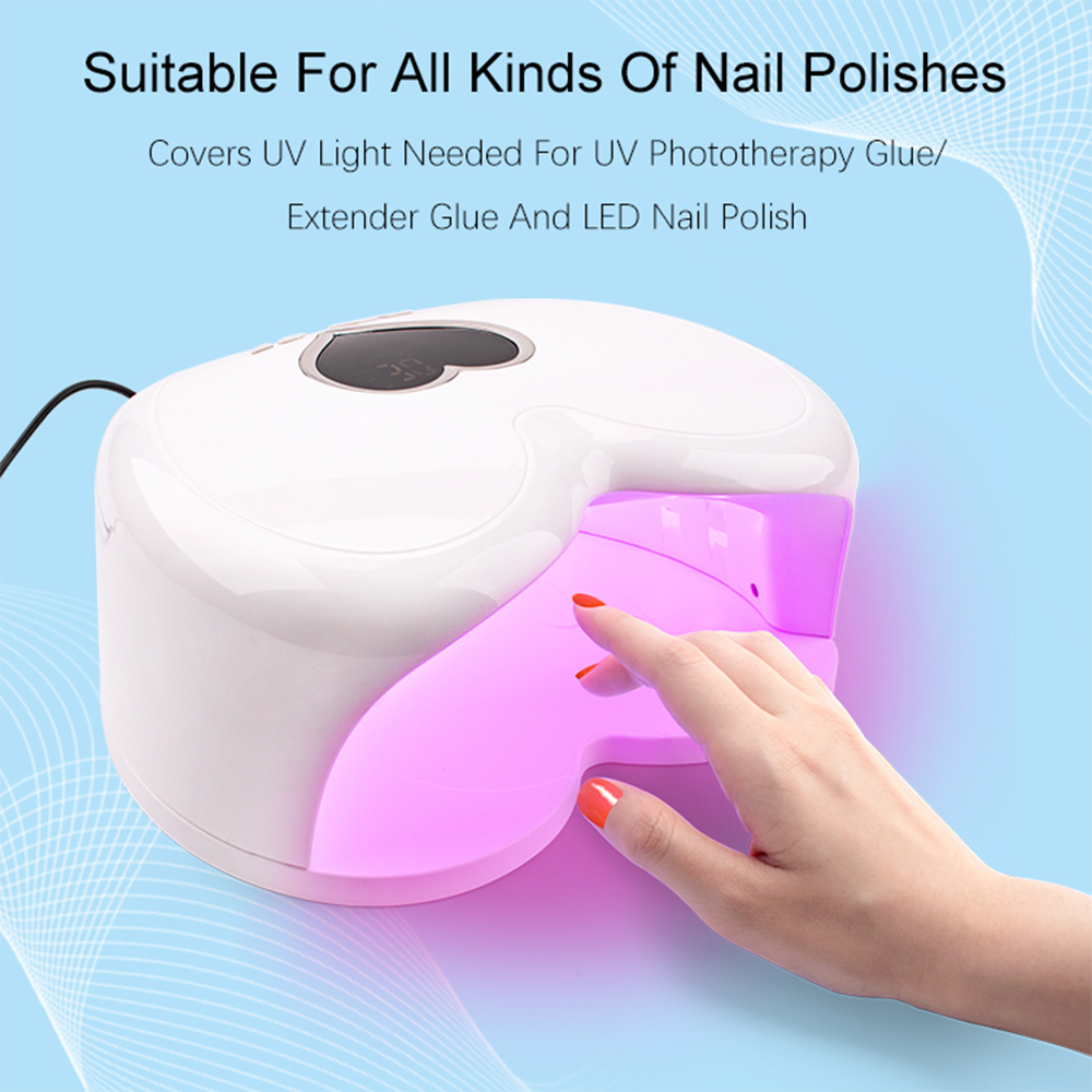 New SN476 Love Shape Nail Lamp