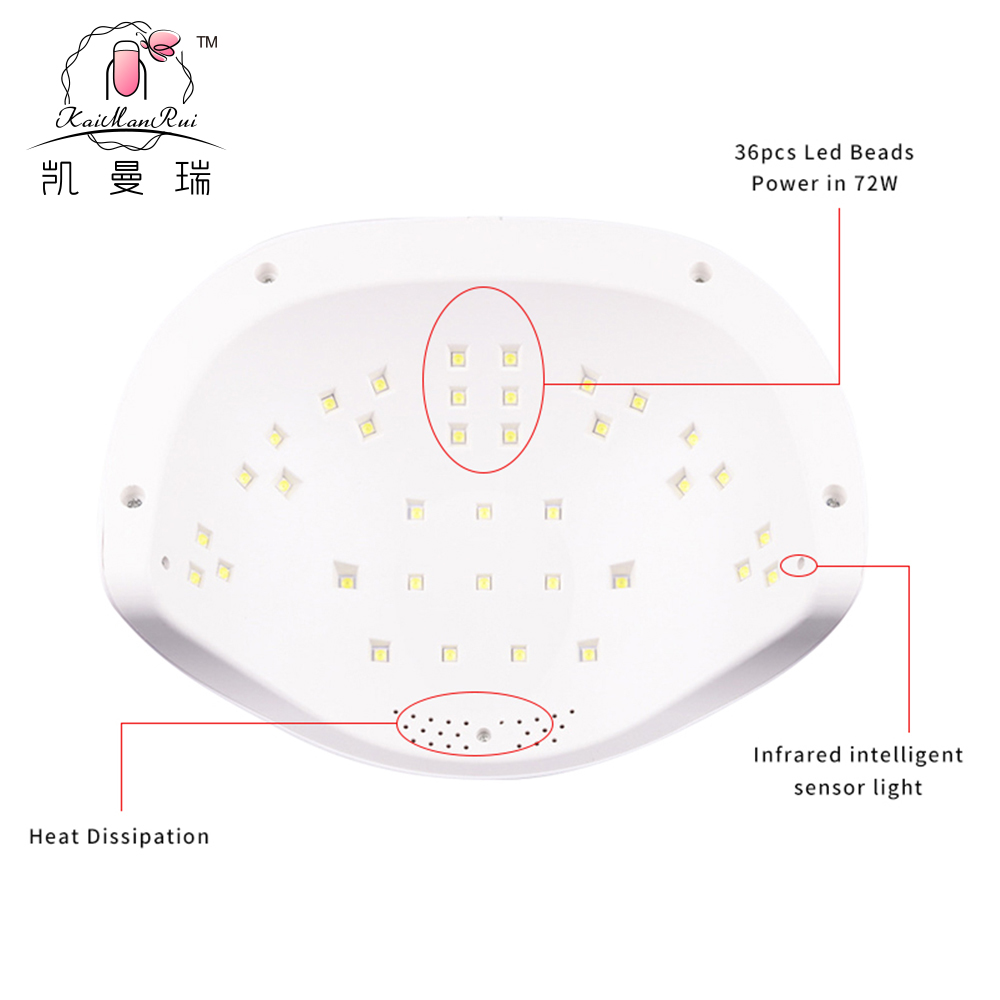 T2 hands lcd nail lamp