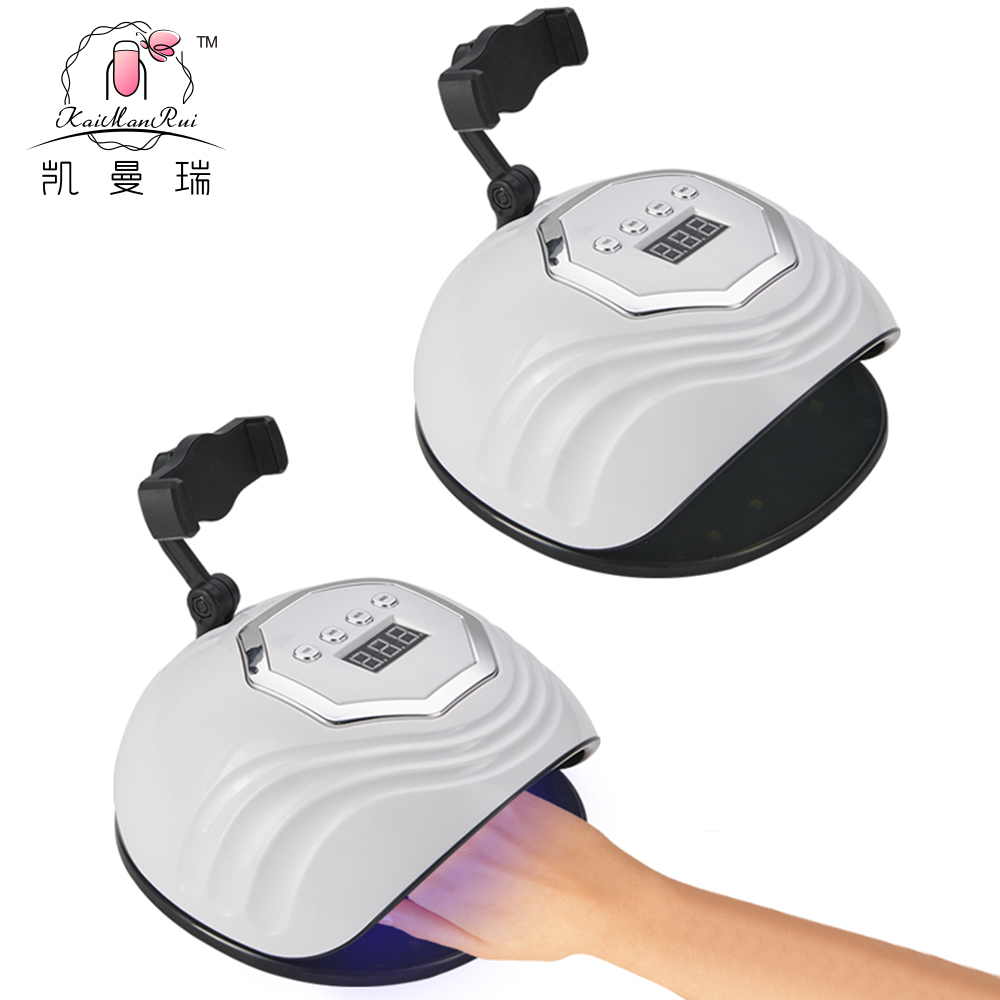 F9 Nail lamp with phone holder function